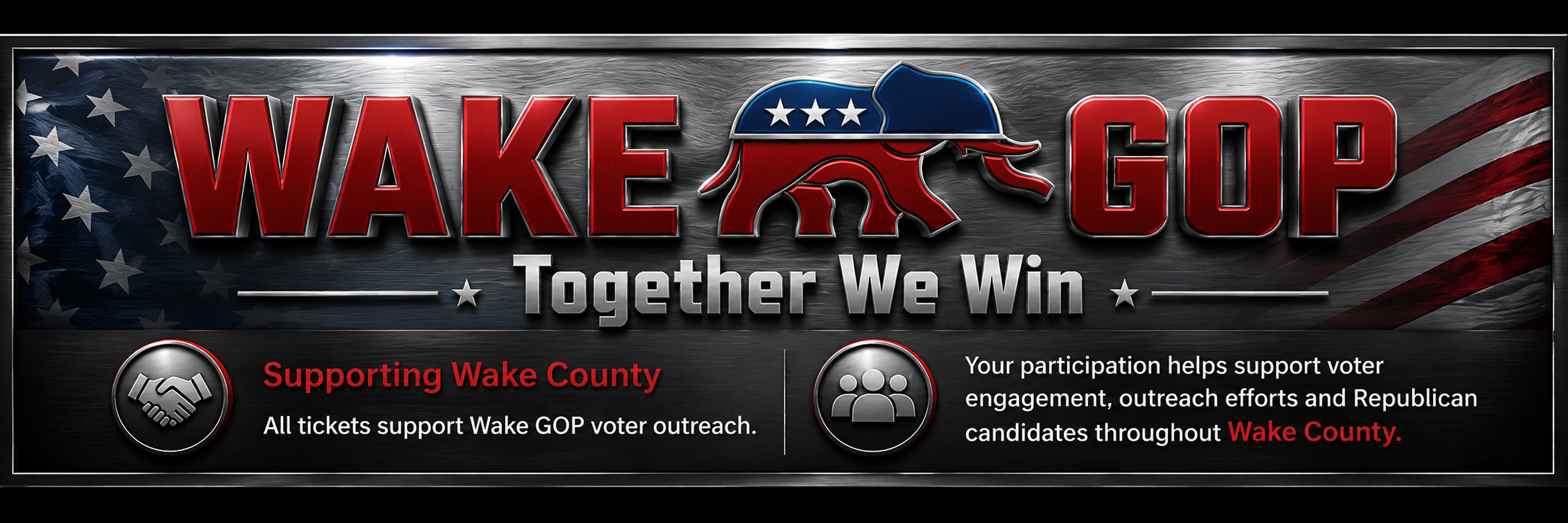 Wake GOP Together We Win
