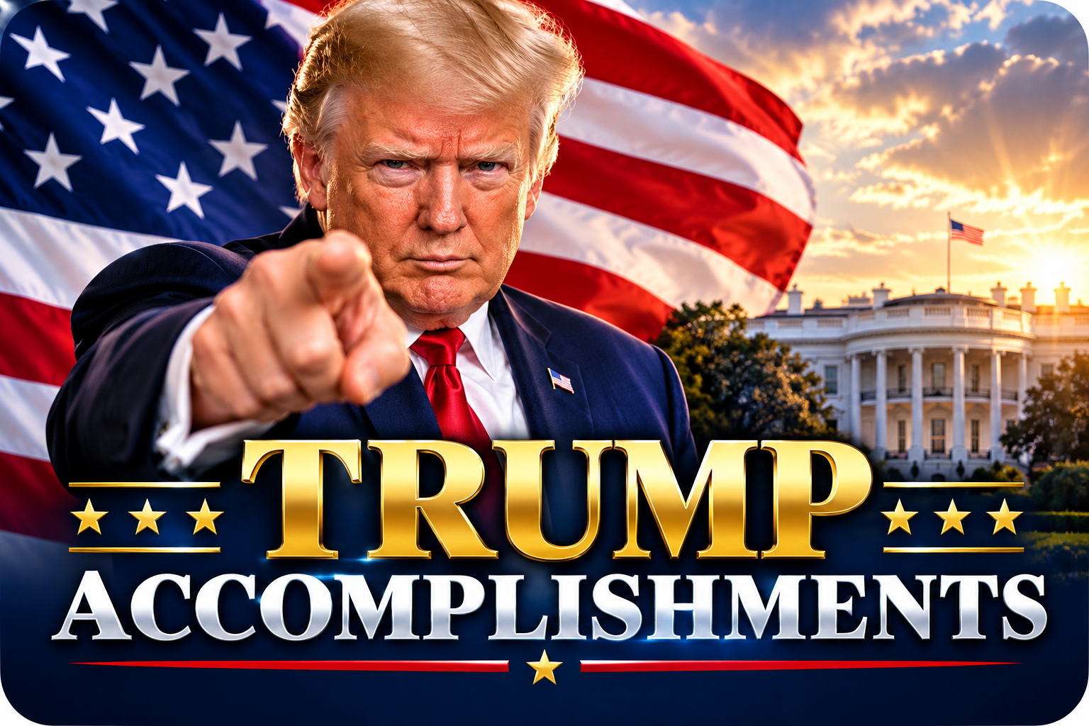 Trump Accomplishments fact sheet header